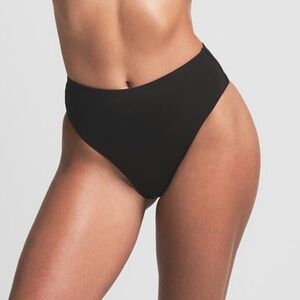SKIMS Black Bikini Bottom High Rise